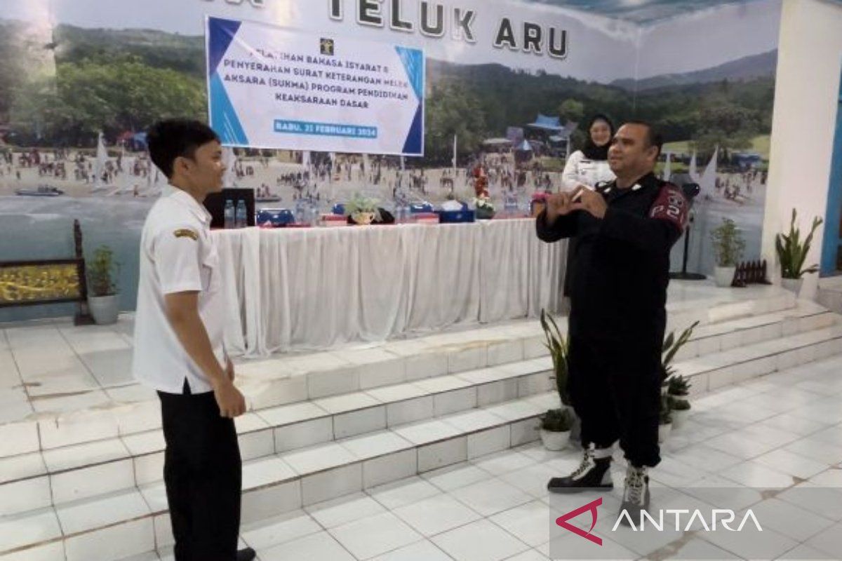 Kotabaru Penitentiary receives sign language training