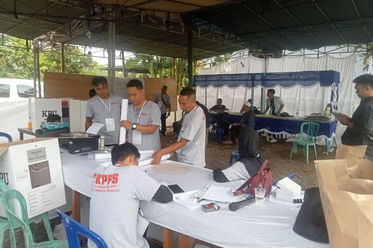PSU Pemilu 2024 digelar di dua TPS Lombok Tengah