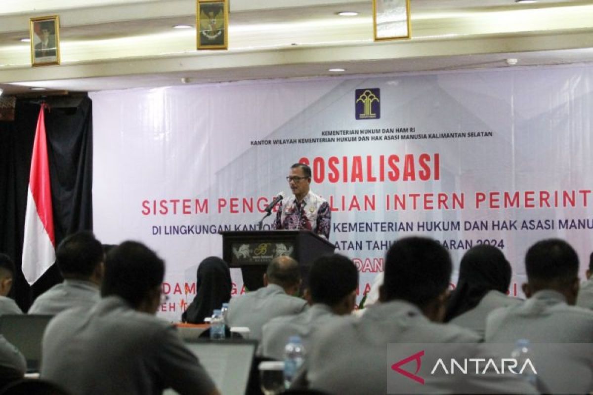 Kemenkumham Kalsel perkuat penerapan SPIP terintegrasi