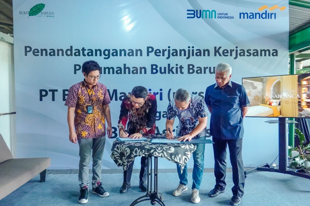 Bank Mandiri-Kalla teken MoU tingkatkan ekonomi sektor keuangan