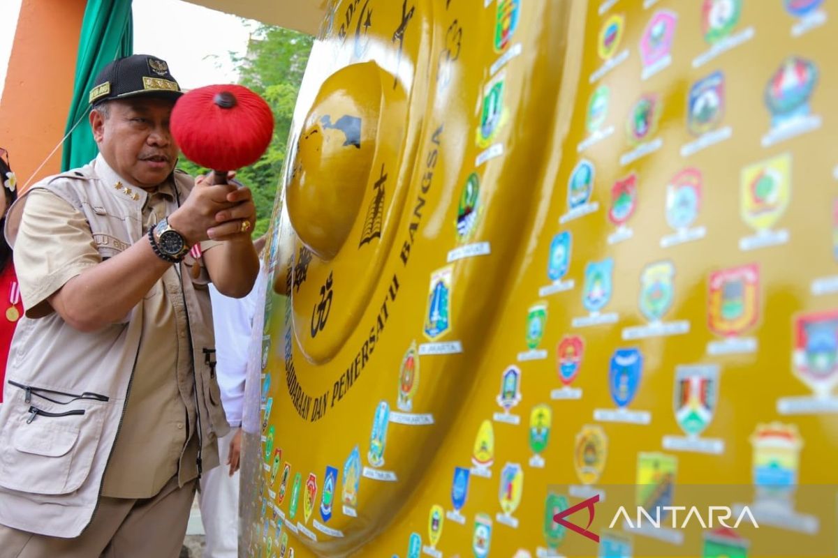 Pj Gubernur NTB resmikan Gong Perdamaian Nusantara simbol persatuan Bima