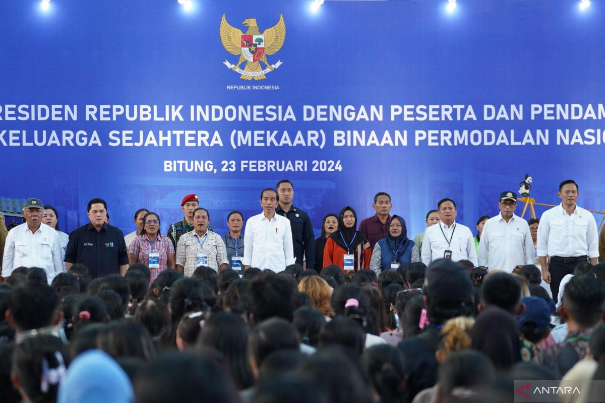 Presiden Jokowi: Penyaluran dana PNM Mekaar di Sulut capai Rp2,1 triliun