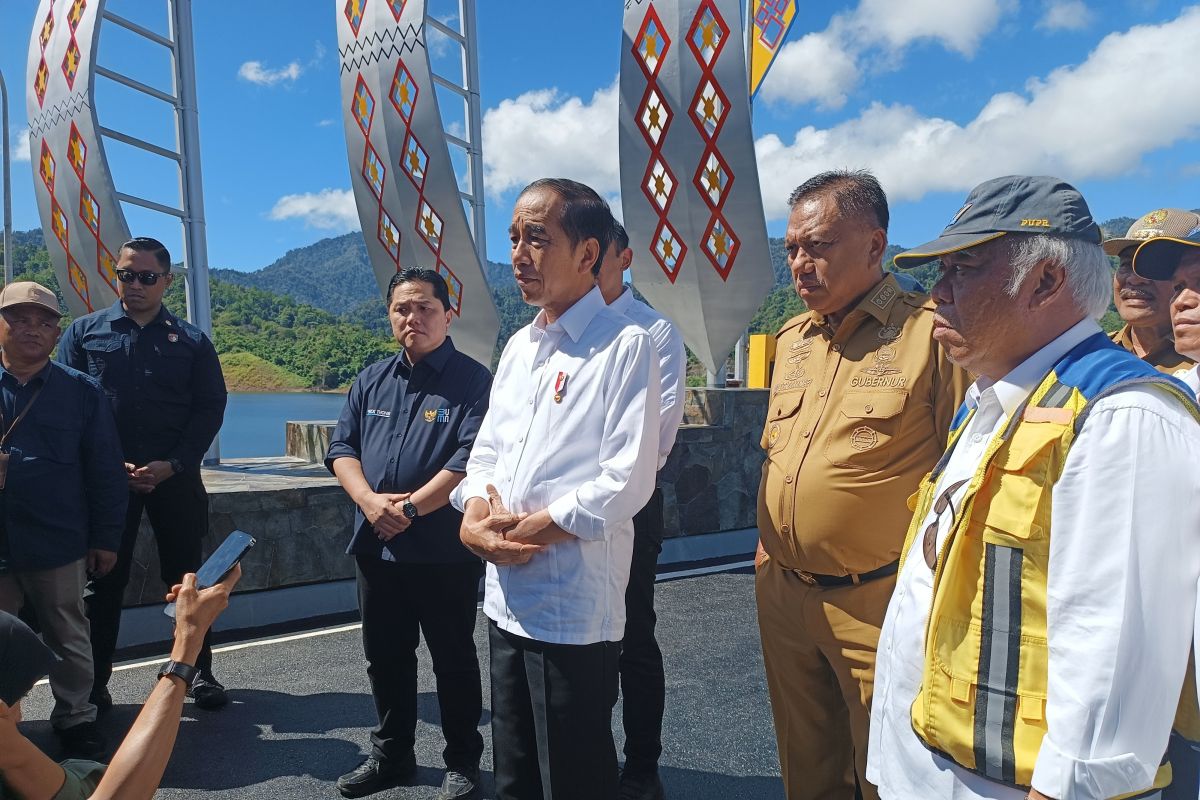 Presiden Jokowi sebut pengelolaan air harus jadi konsentrasi kerja