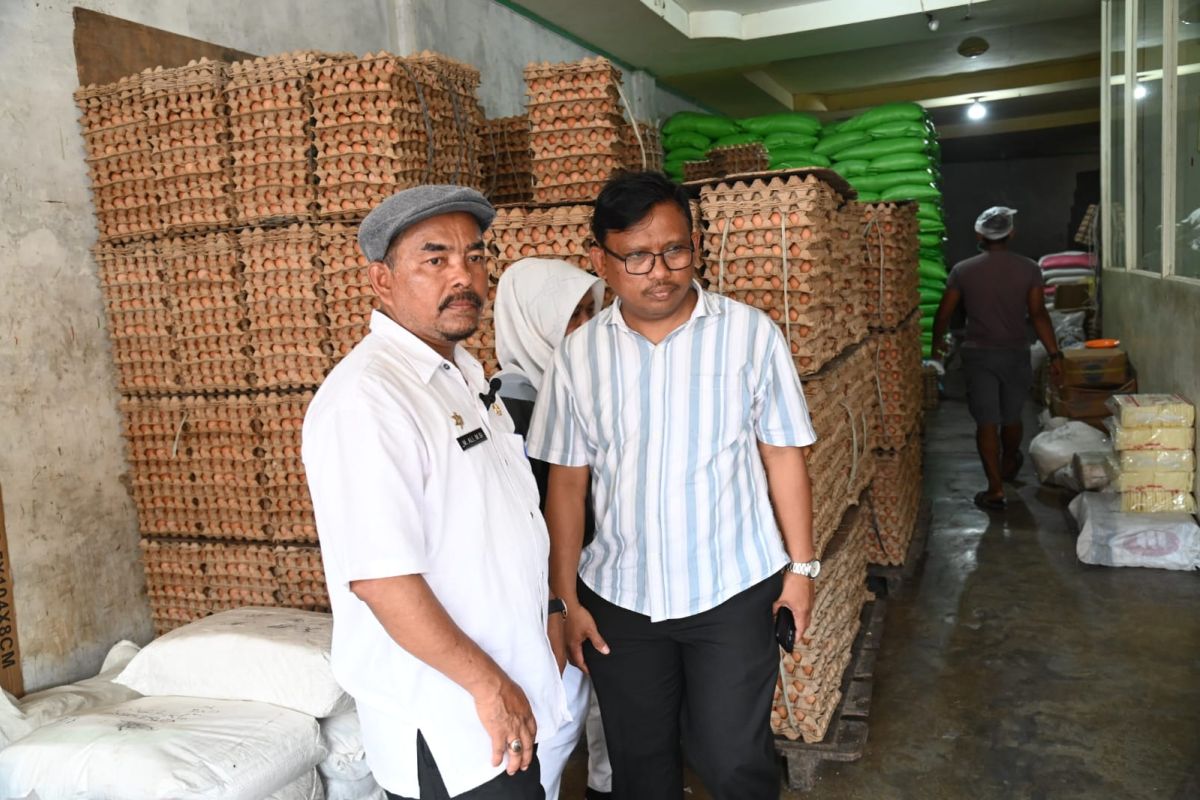 Pemkab dan BPS tinjau Pasar Induk Lambaro jelang Ramadhan