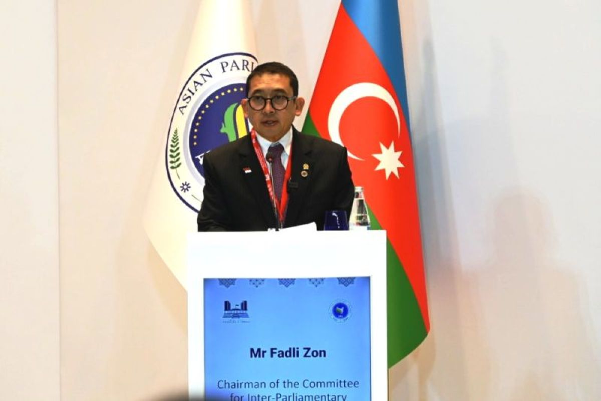 Fadli Zon serukan keadilan bagi Palestina saat pidato di Azerbaijan