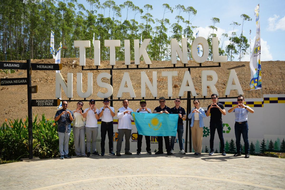 Duta Besar RI, delegasi BI Group Kazakhstan mengunjungi ibu kota nusantara ini