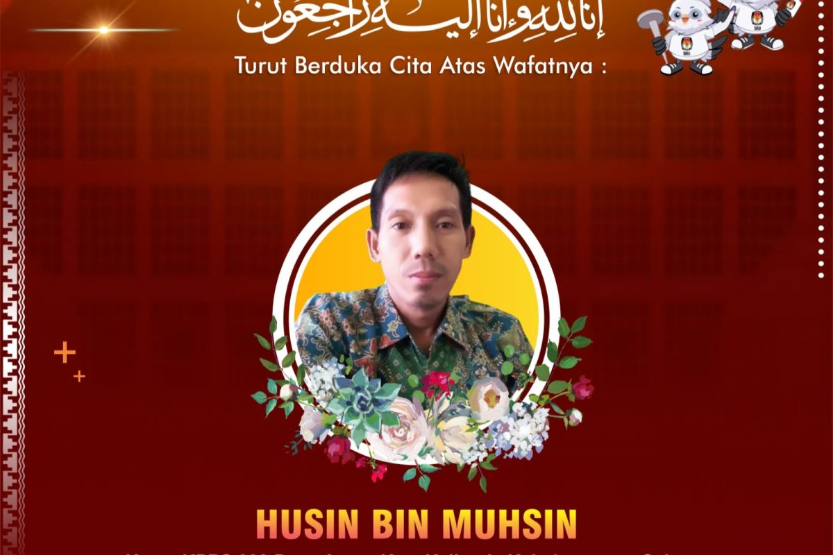 KPU kembali berduka ketua KPPS di Lampung Selatan meninggal dunia