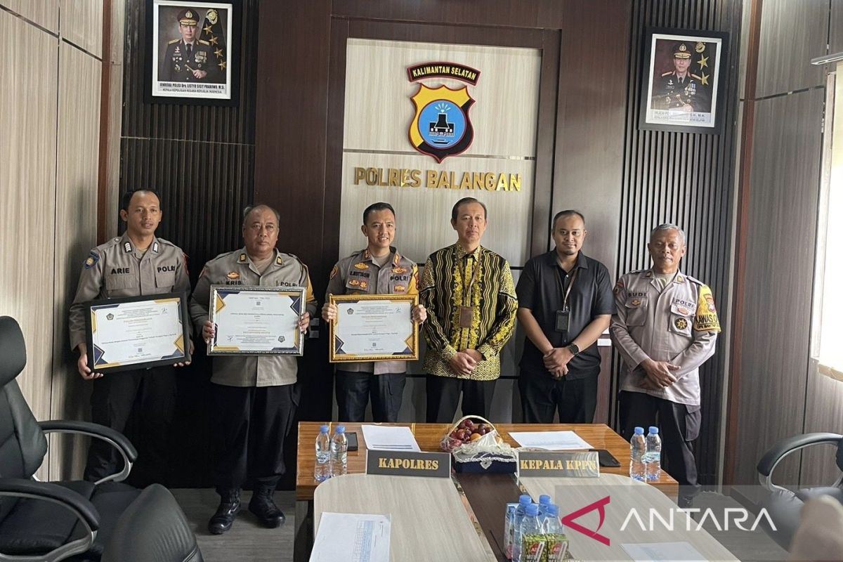 Polres Balangan sabet tiga penghargaan dari KPPN Tanjung