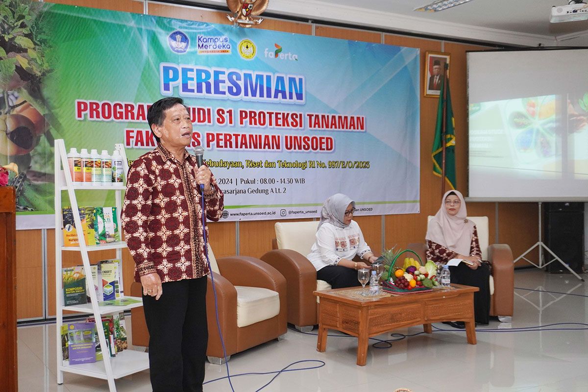 Unsoed Purwokerto resmikan Program Studi S1 Proteksi Tanaman