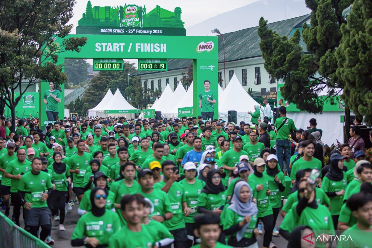 3.000 pelari ikuti Road to MILO ACTIV Indonesia Race 2024 Bogor Series