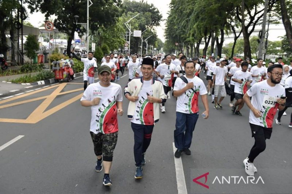 Kemenpora apresiasi ribuan pelari "Indonesia run for Palestine"