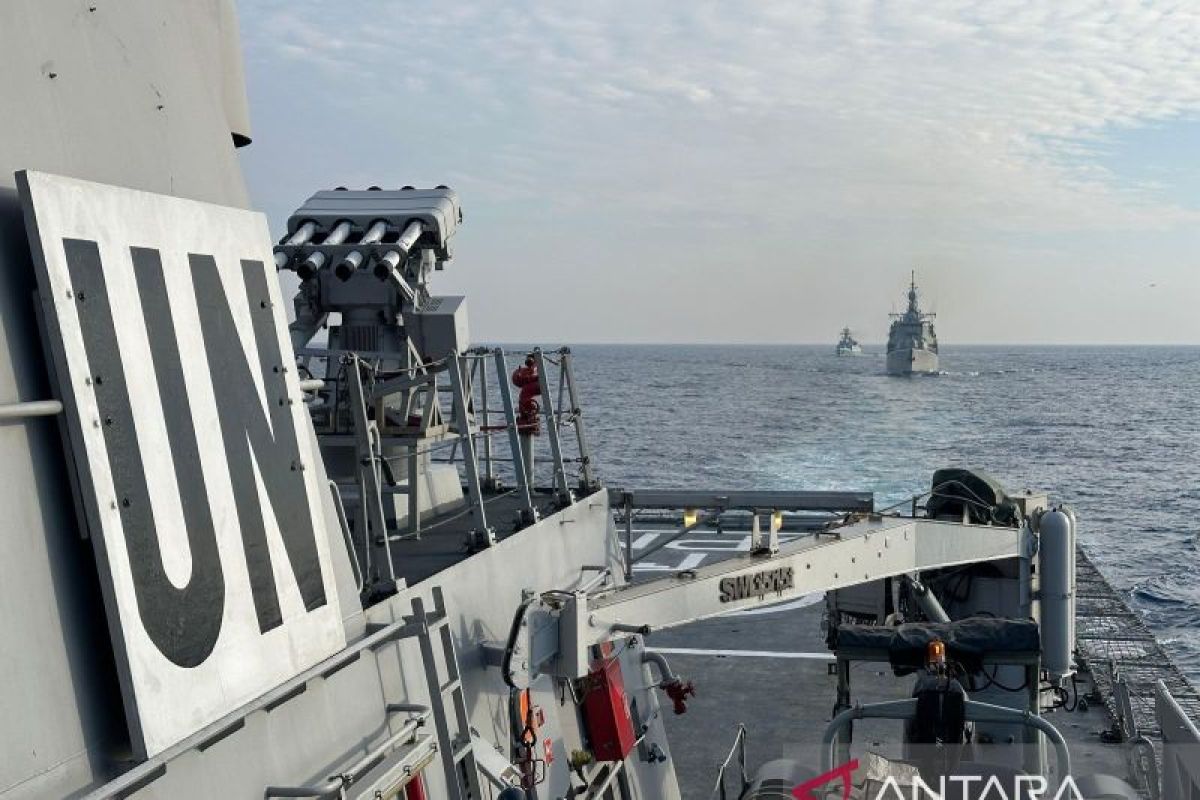 KRI Diponegoro pimpin latihan MTF UNIFIL di Laut Mediterania
