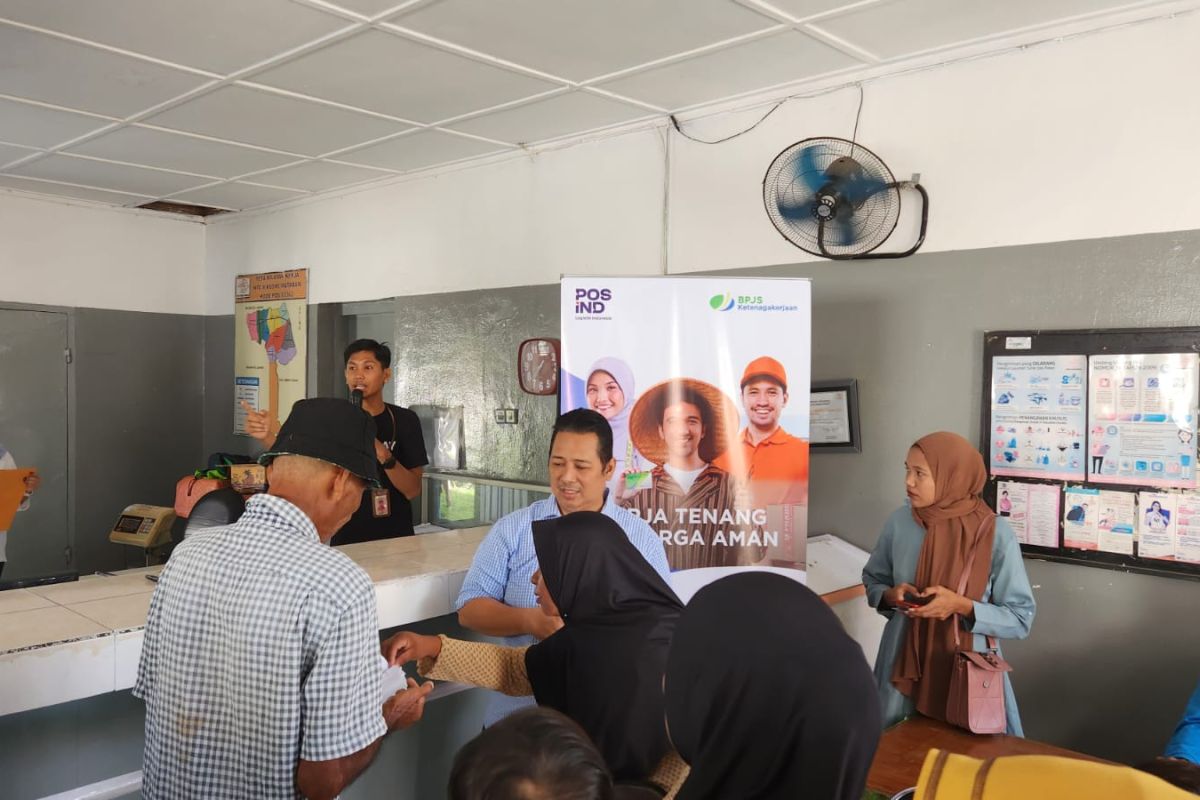 BPJS Ketenagakerjaan NTB dan Pos Indonesia sinergi edukasi masyarakat pentingnya jaminan sosial