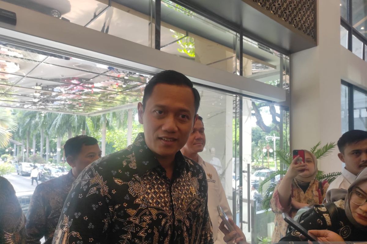 AHY temui Airlangga bahas tugas prioritas Kementerian ATR/BPN