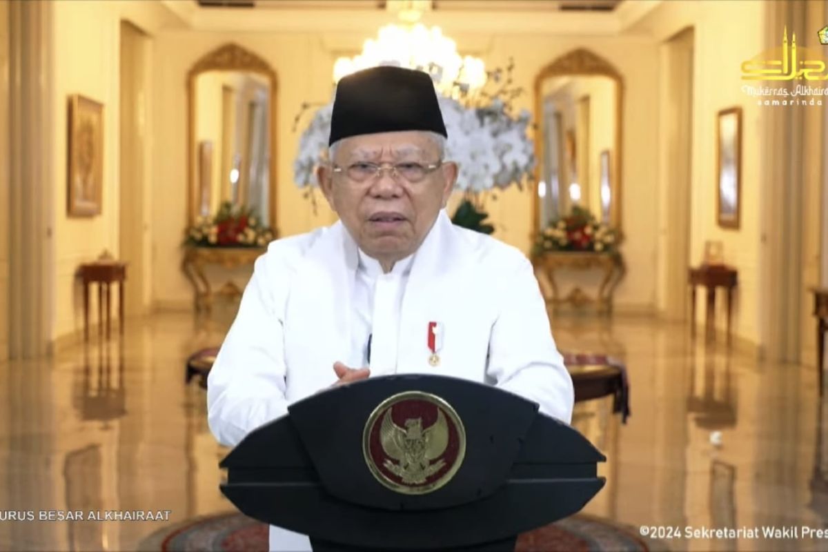 Ma'ruf Amin berpesan kepada Alkhairaat teguhkan komitmen kebangsaan