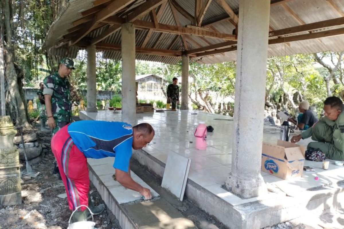 TNI bangun fasilitas umum di delapan lokasi Lombok Tengah