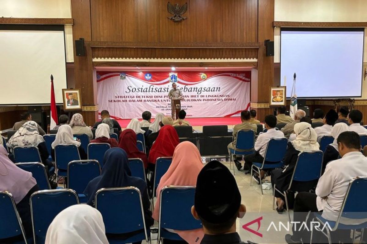 Wali Kota Jakpus minta kepala sekolah dan guru agama cegah paham IRET