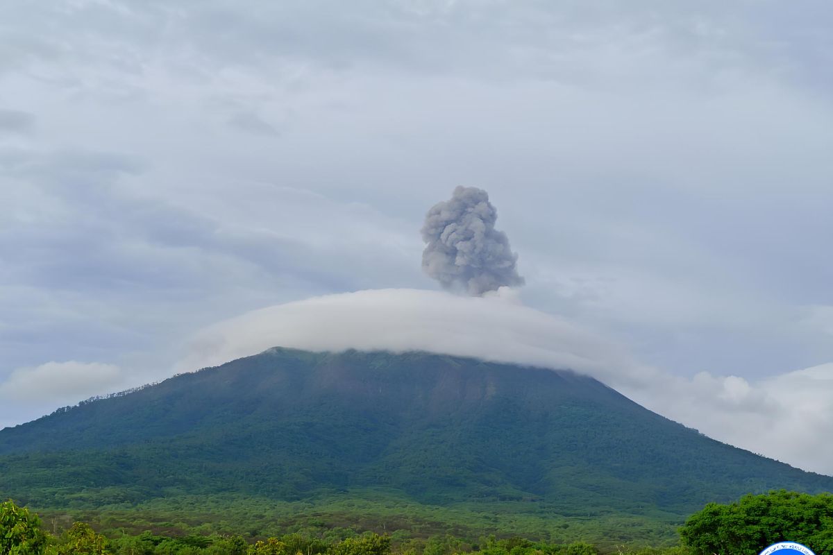 Gunung Lewotolok erupsi lontarkan abu 1.000 meter