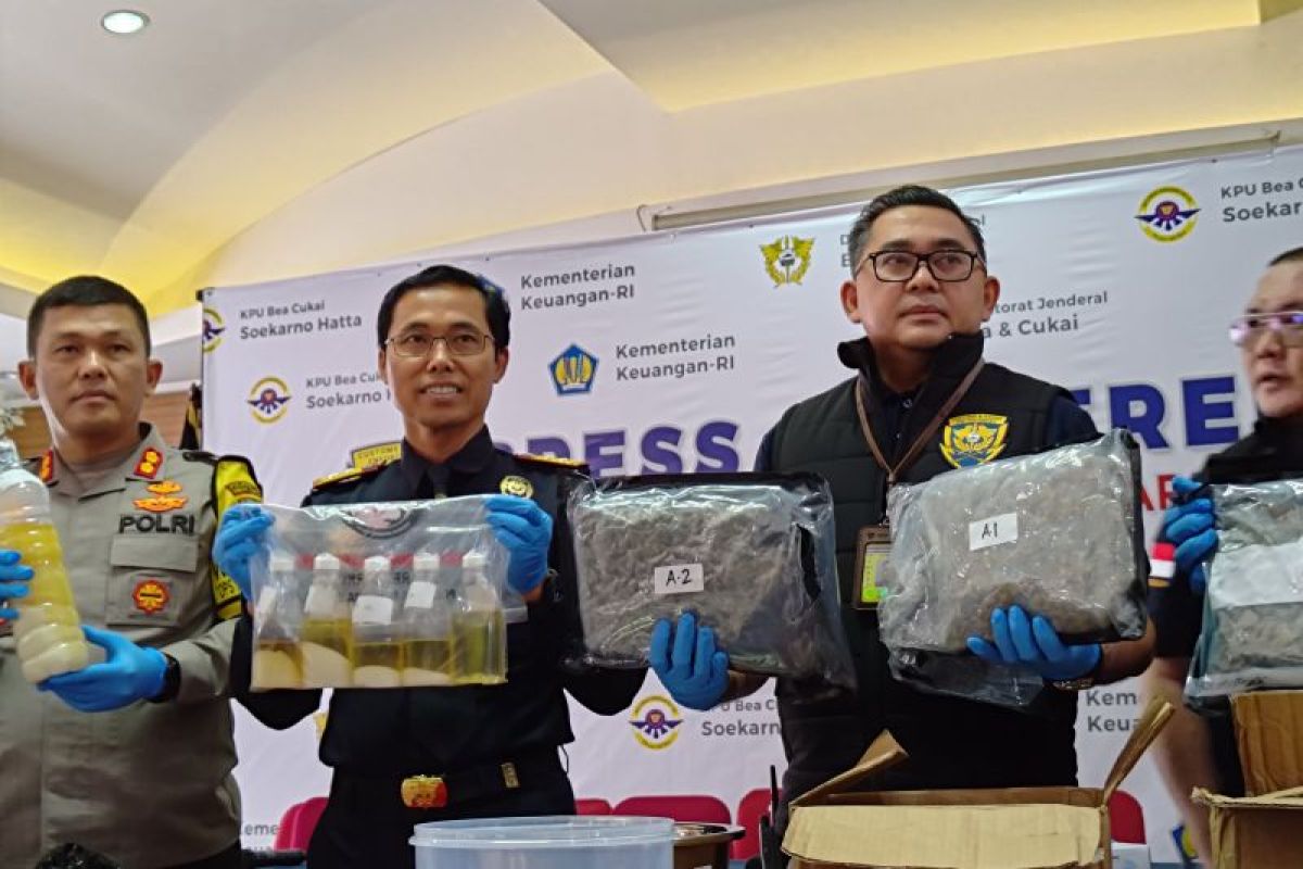 BC Soekarno-Hatta gagalkan penyelundupan 5.900 gram narkotika Amerika