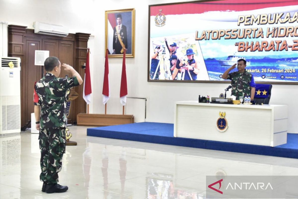 Pushidrosal gelar latihan pemetaan dasar laut di perairan Jakarta