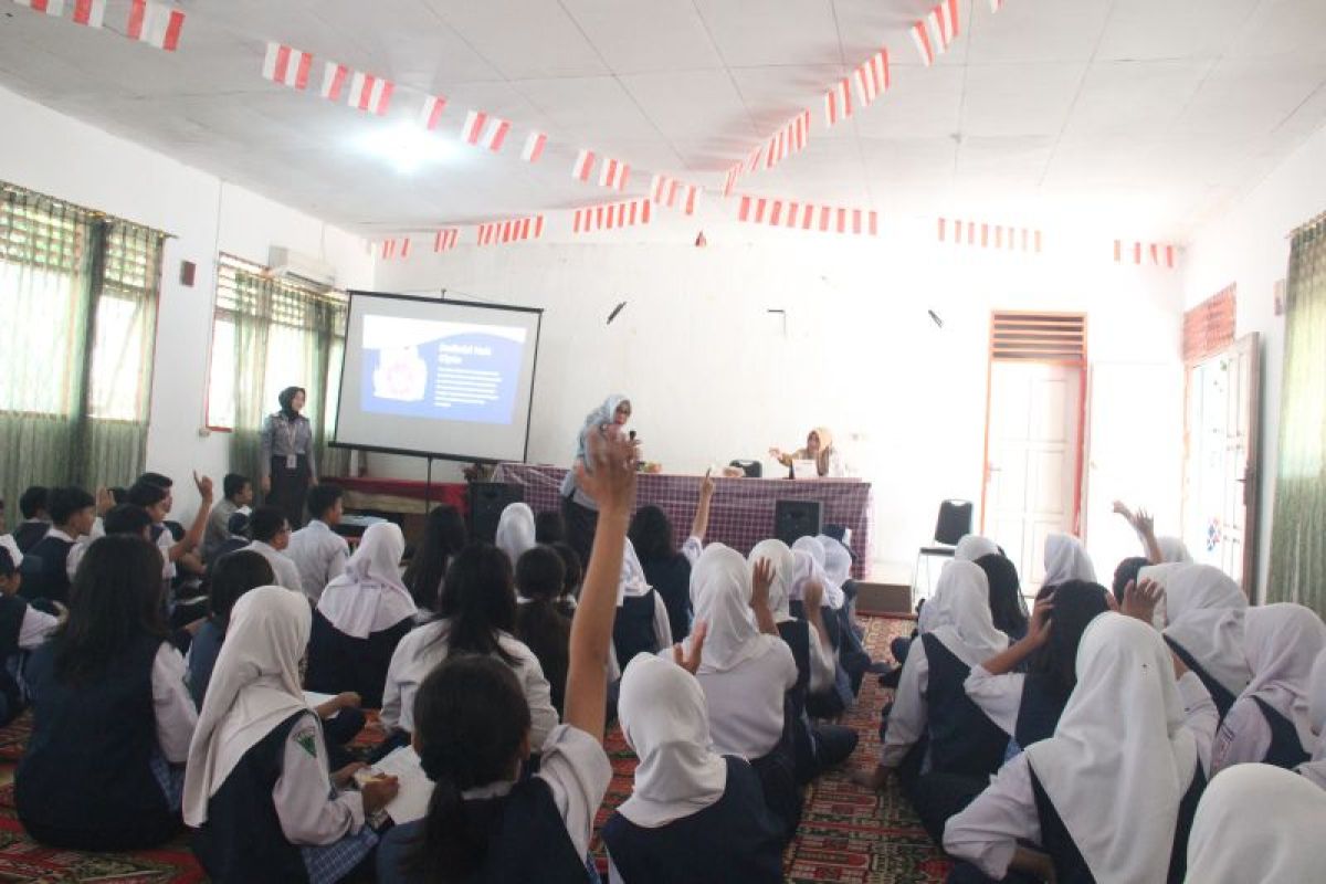 Kemenkumham Wilayah Sulteng edukasi pelajar pentingnya perlindungan KI