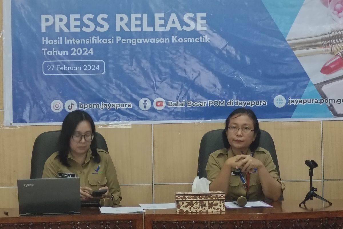 BBPOM Jayapura temukan 31 produk kosmetik ilegal