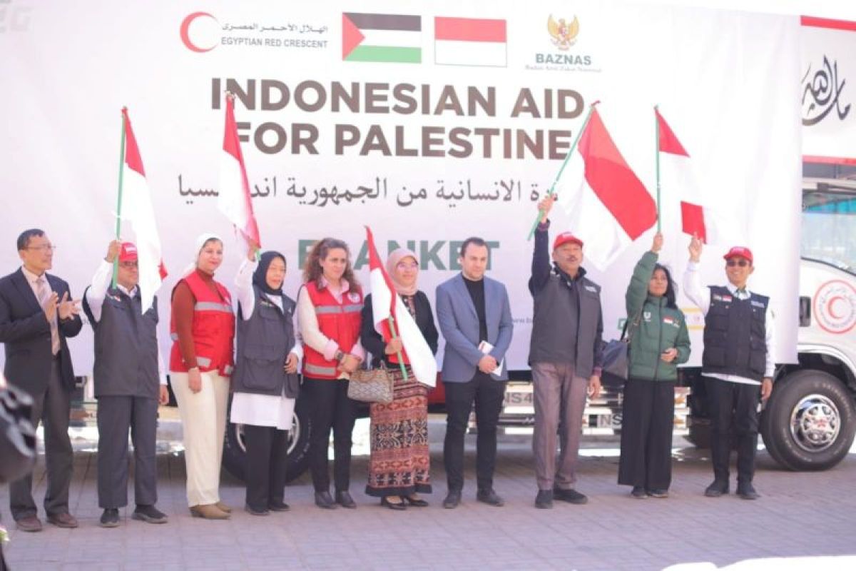 BAZNAS bersama ERC Mesir kirim bantuan selimut untuk warga Palestina