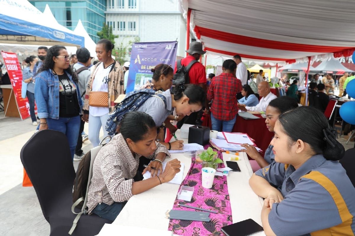 Pemprov Papua fasilitasi pencari kerja melalui "job fair" Jayapura