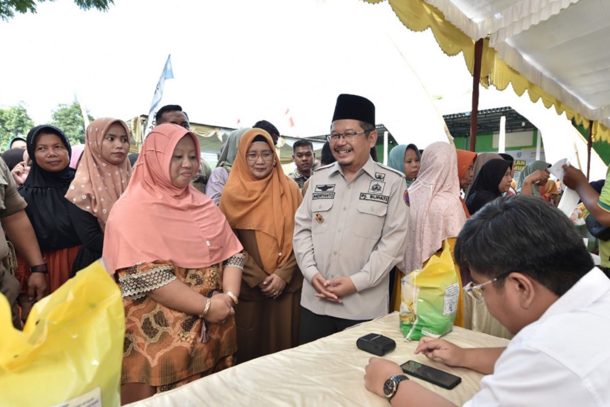 Gerakan pasar murah, Pemkab Pasuruan gelontorkan 8 ton beras