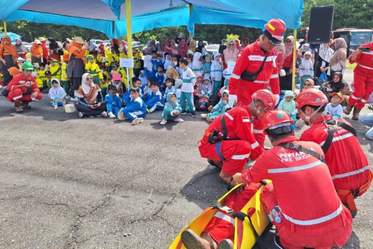 PT Pertamina Hulu Rokan edukasi seribu anak TK tentang bahaya api