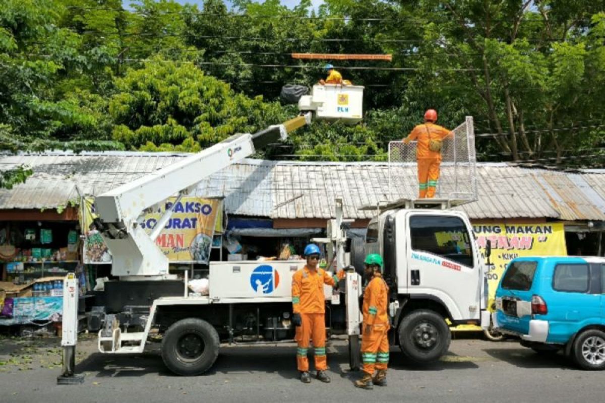 PLN Surakarta tingkatkan keandalan pasokan listrik hadapi cuaca ekstrem