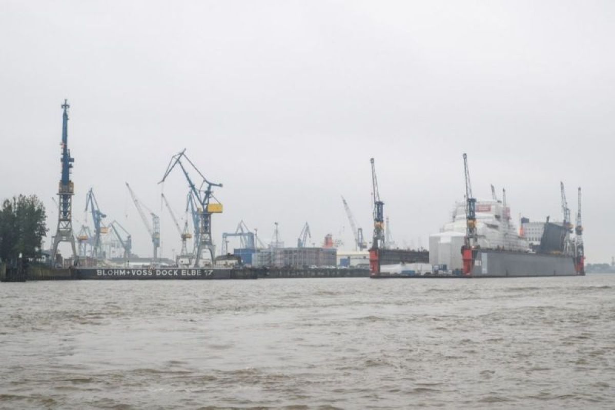 Pelabuhan terbesar di Jerman, Pelabuhan Hamburg, catat penurunan jumlah kargo pada 2023