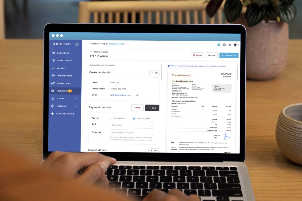 Midtrans hadirkan layanan "payment gateway" bernama Midtrans Invoicing