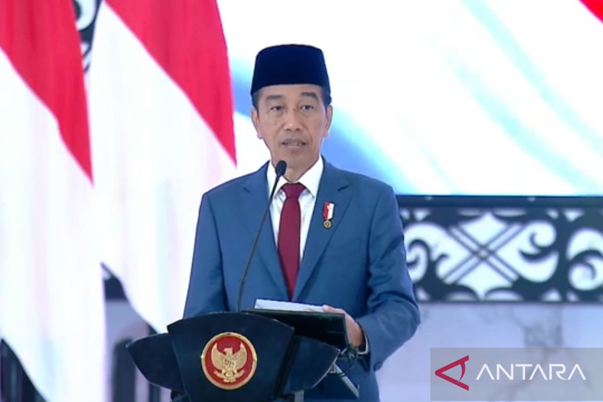 Presiden Jokowi minta TNI-Polri amati perkembangan teknologi dalam perang