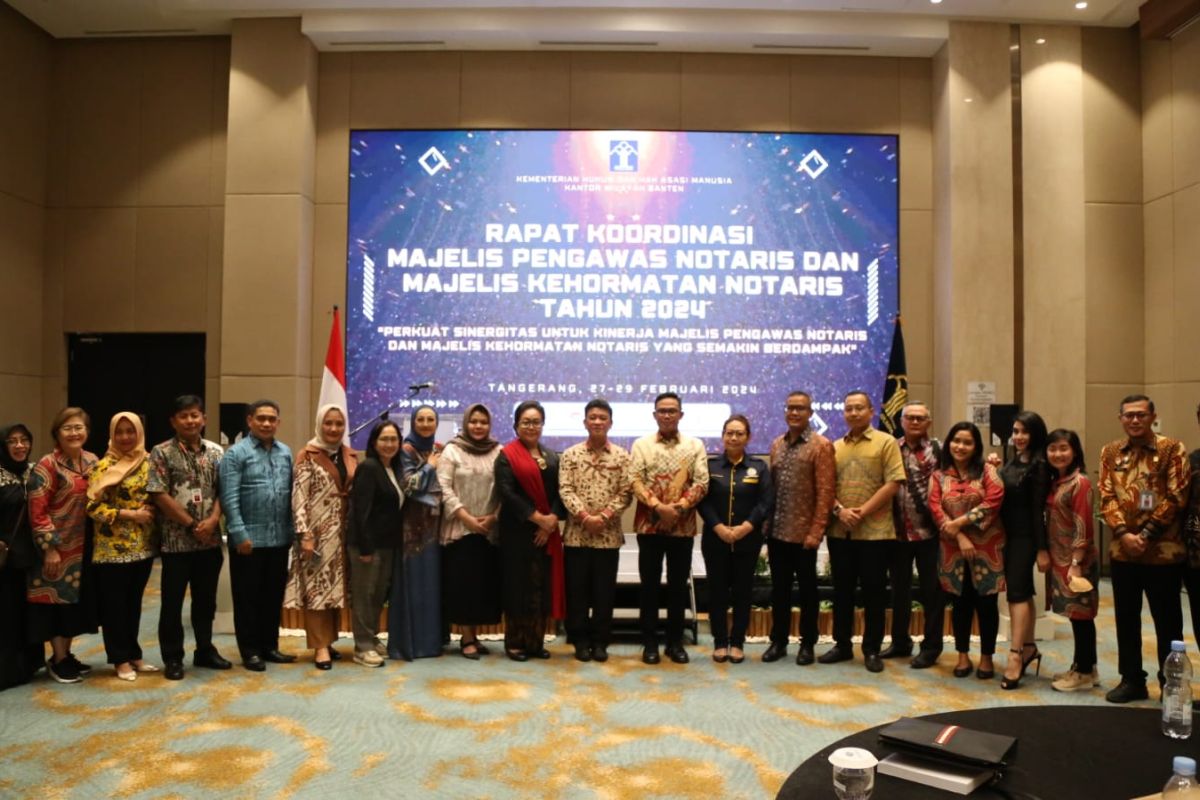 Tingkatkan sinergitas, Kemenkumham Banten gelar rakor MPN dan MKN