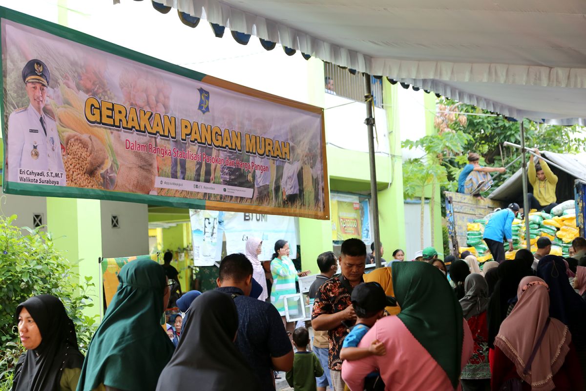 Pemkot Surabaya stabilkan harga pangan melalui GPM