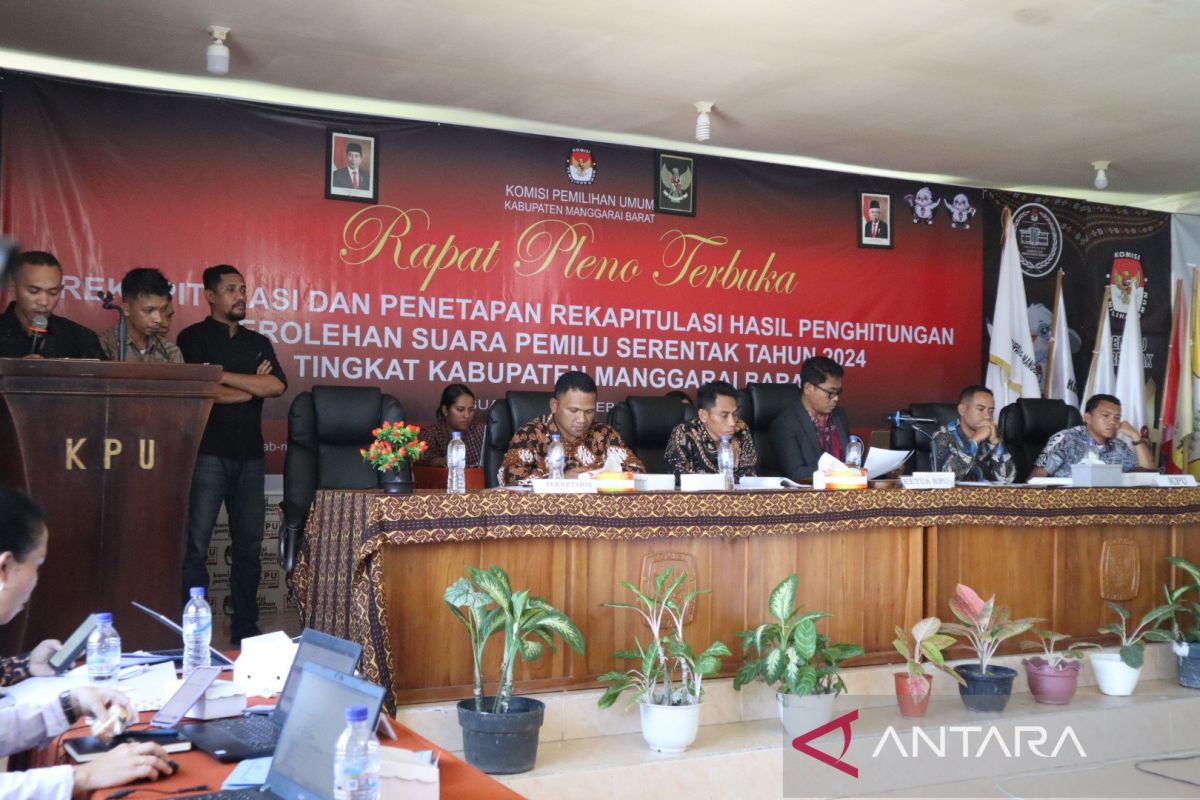 KPU Mabar gelar pleno rekapitulasi penghitungan suara pemilu