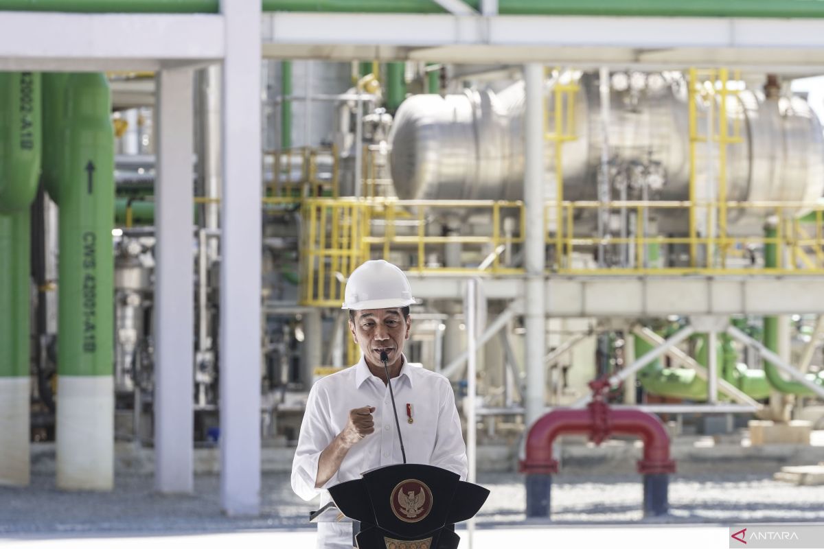 Jokowi: Industri Kaltim Amonium Nitrat dukung produktivitas pangan