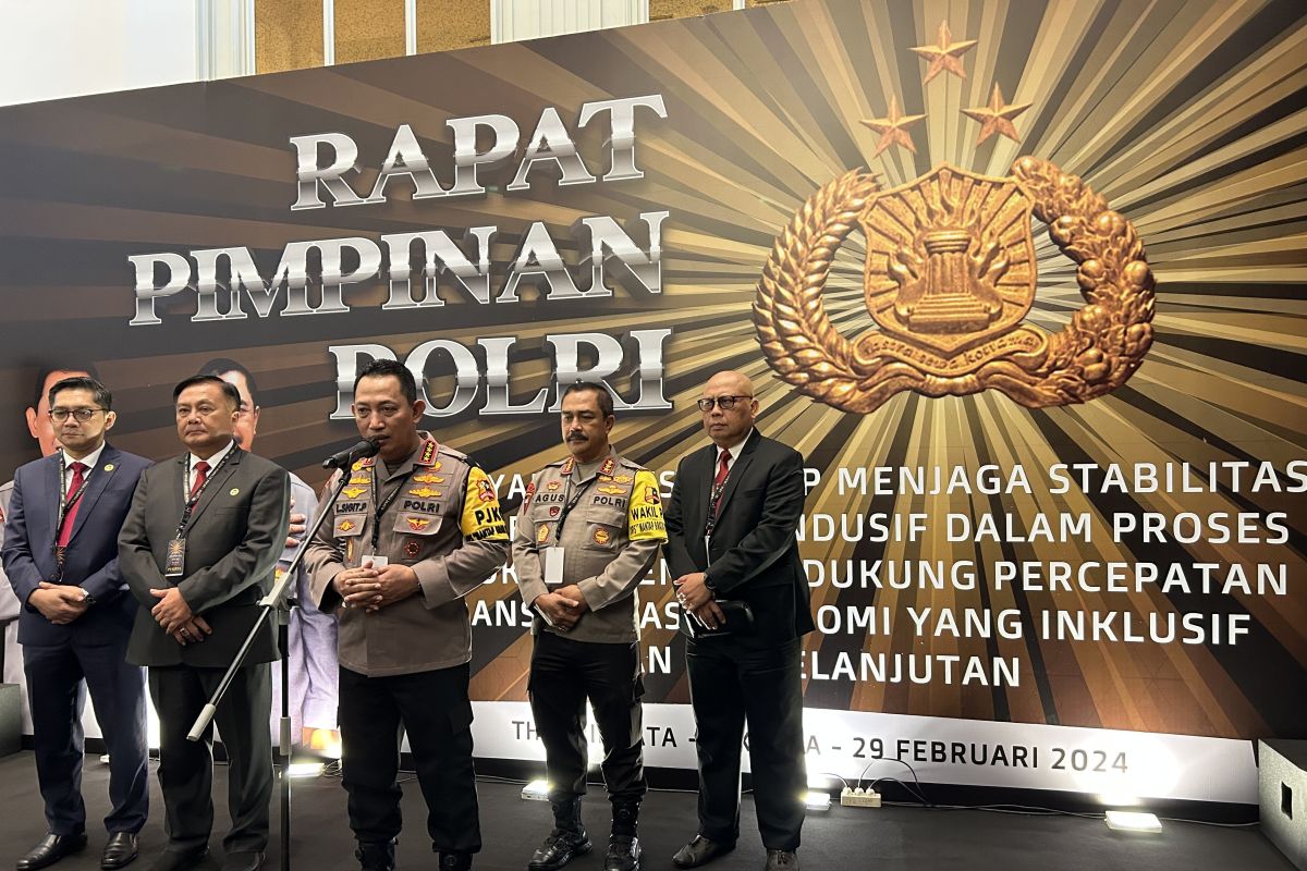 Kapolri Sigit  sebut situasi usai Pilpres terkendali dan terukur