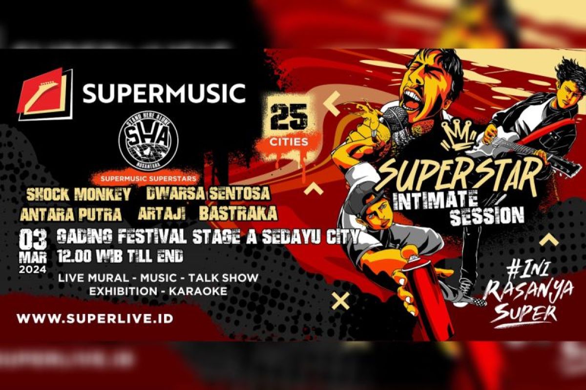 Supermusic Superstar Intimate Session 2024 digelar 3 Maret di Jakarta
