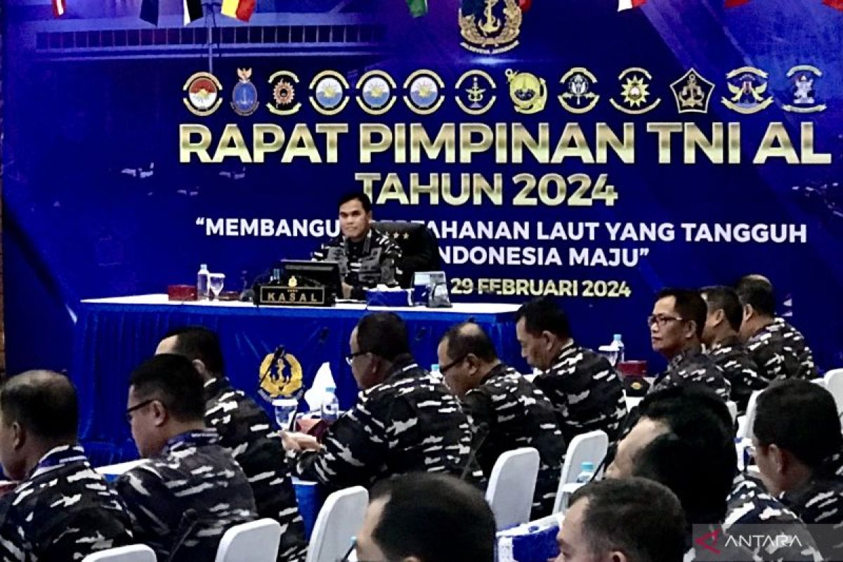 Rapim TNI AL Tahun 2024 membahas pembangunan lantamal-markas di IKN