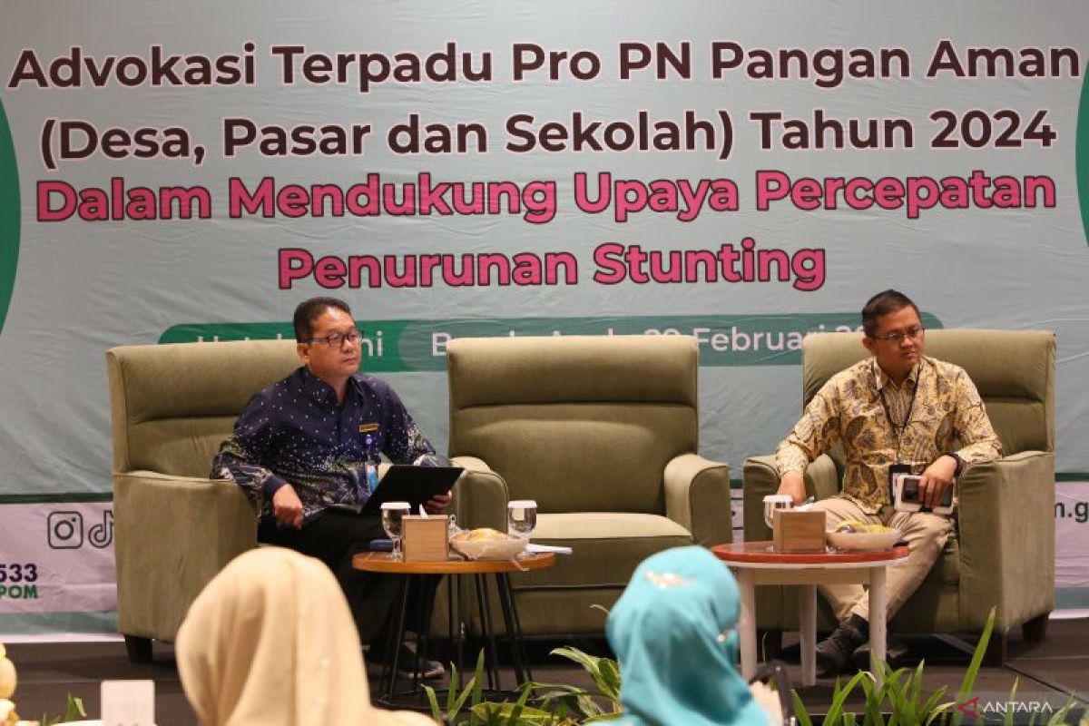 BPOM lakukan program pangan aman untuk penurunan stunting di Aceh