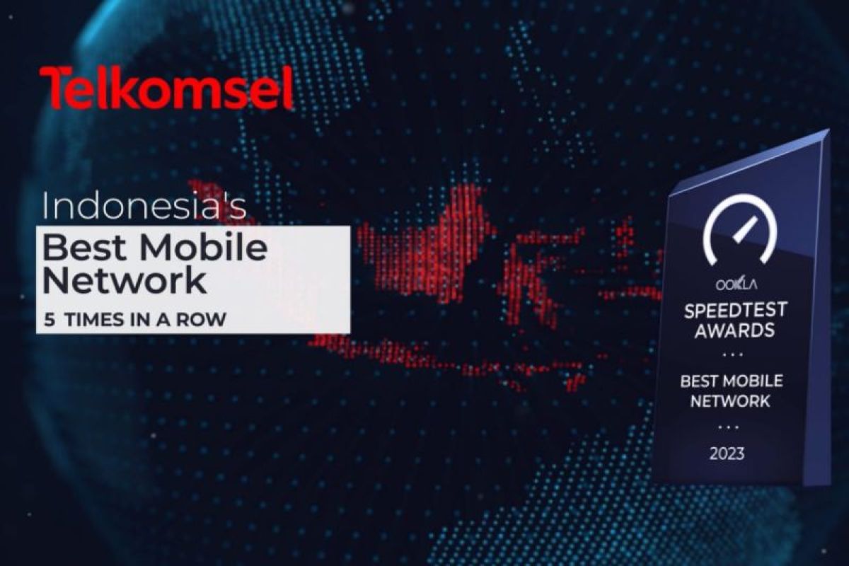 Telkomsel tak tergantikan selama 5 kali, raih Best Mobile Network