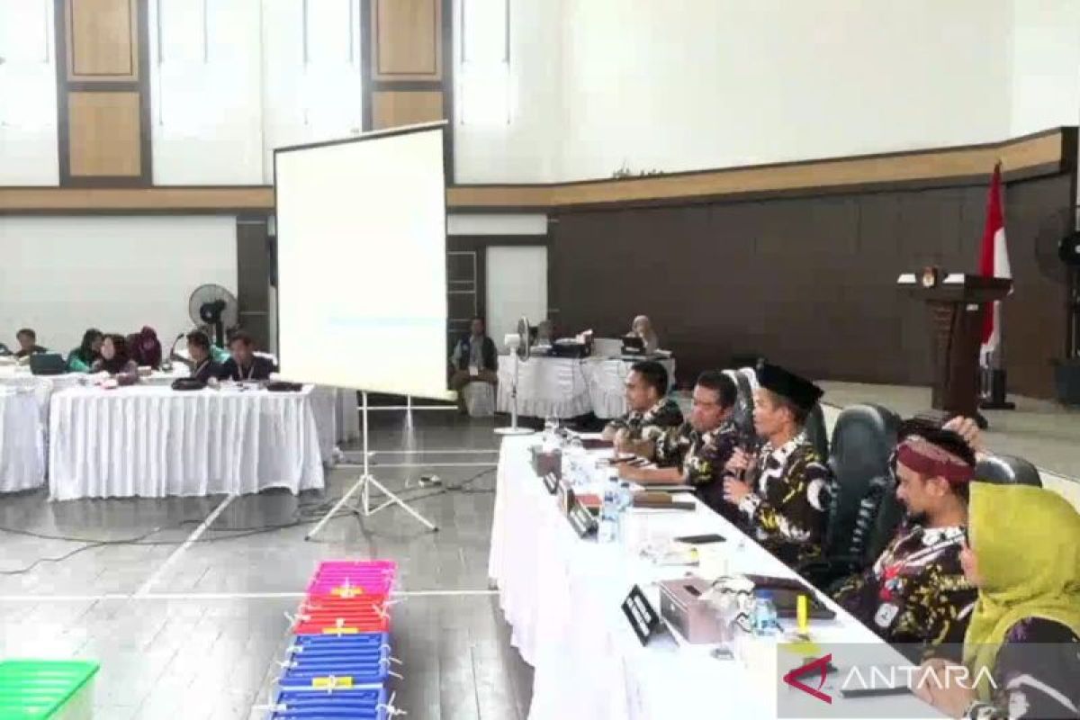 KPU Bangka Barat mulai rekapitulasi suara tingkat kabupaten