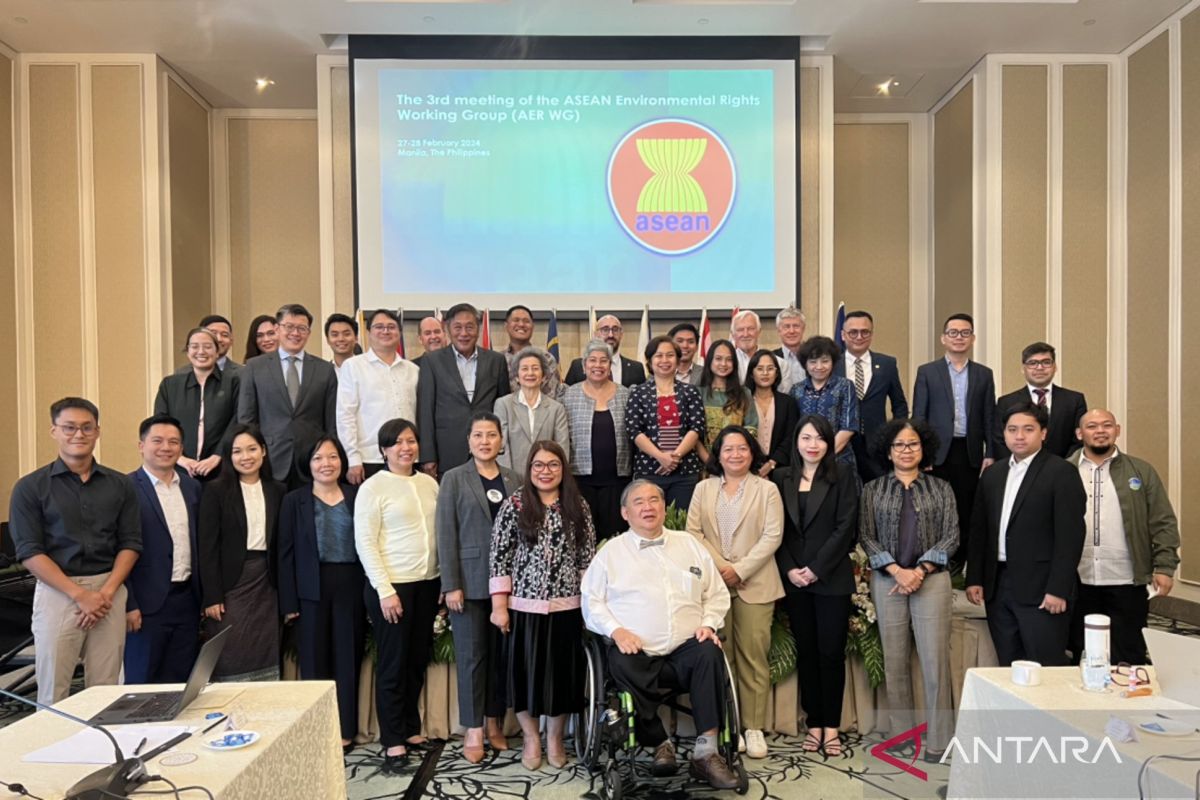 ASEAN bahas standar hak atas lingkungan bersih di forum AER WG