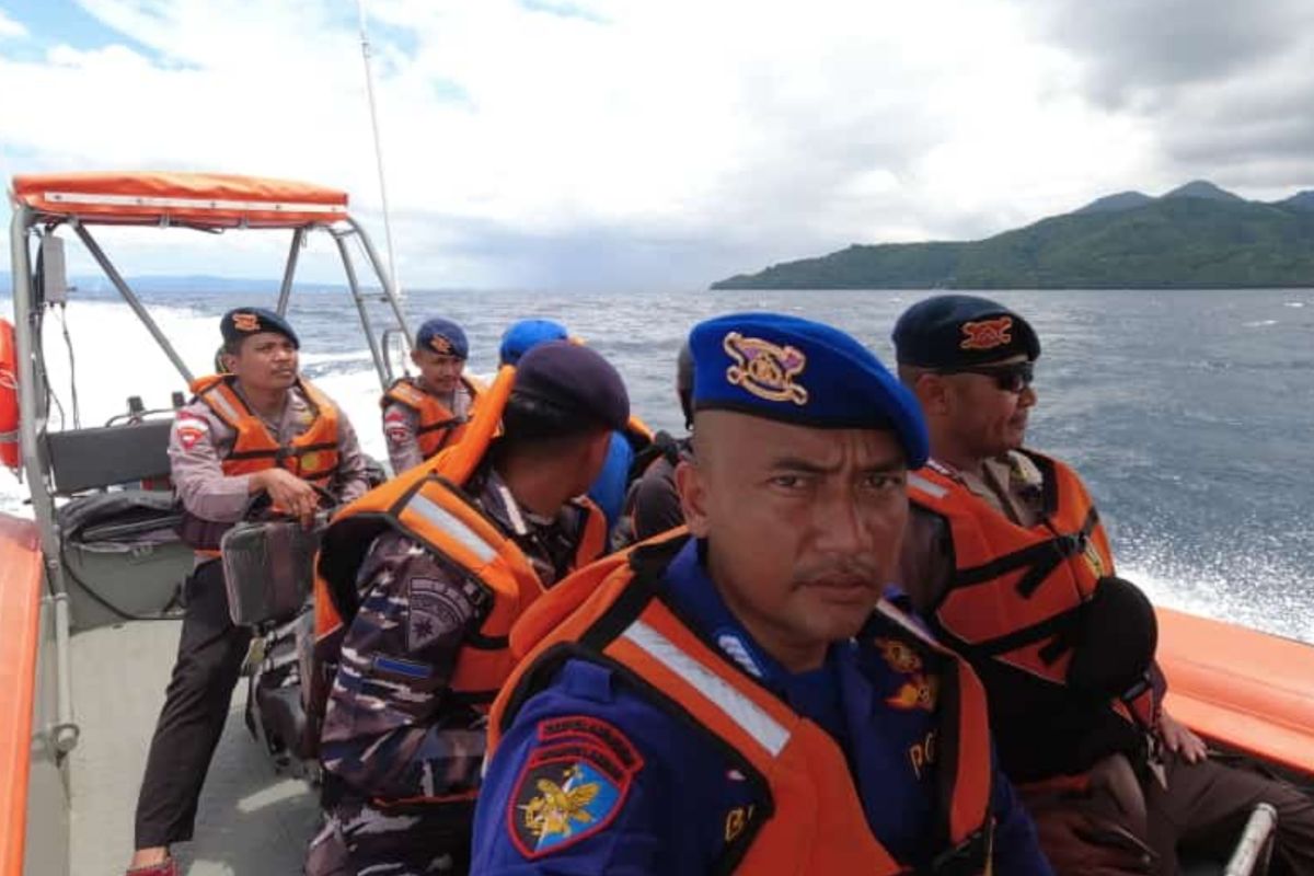 Seorang anggota Polri hilang saat jatuh ke laut perairan Halmahera Selatan