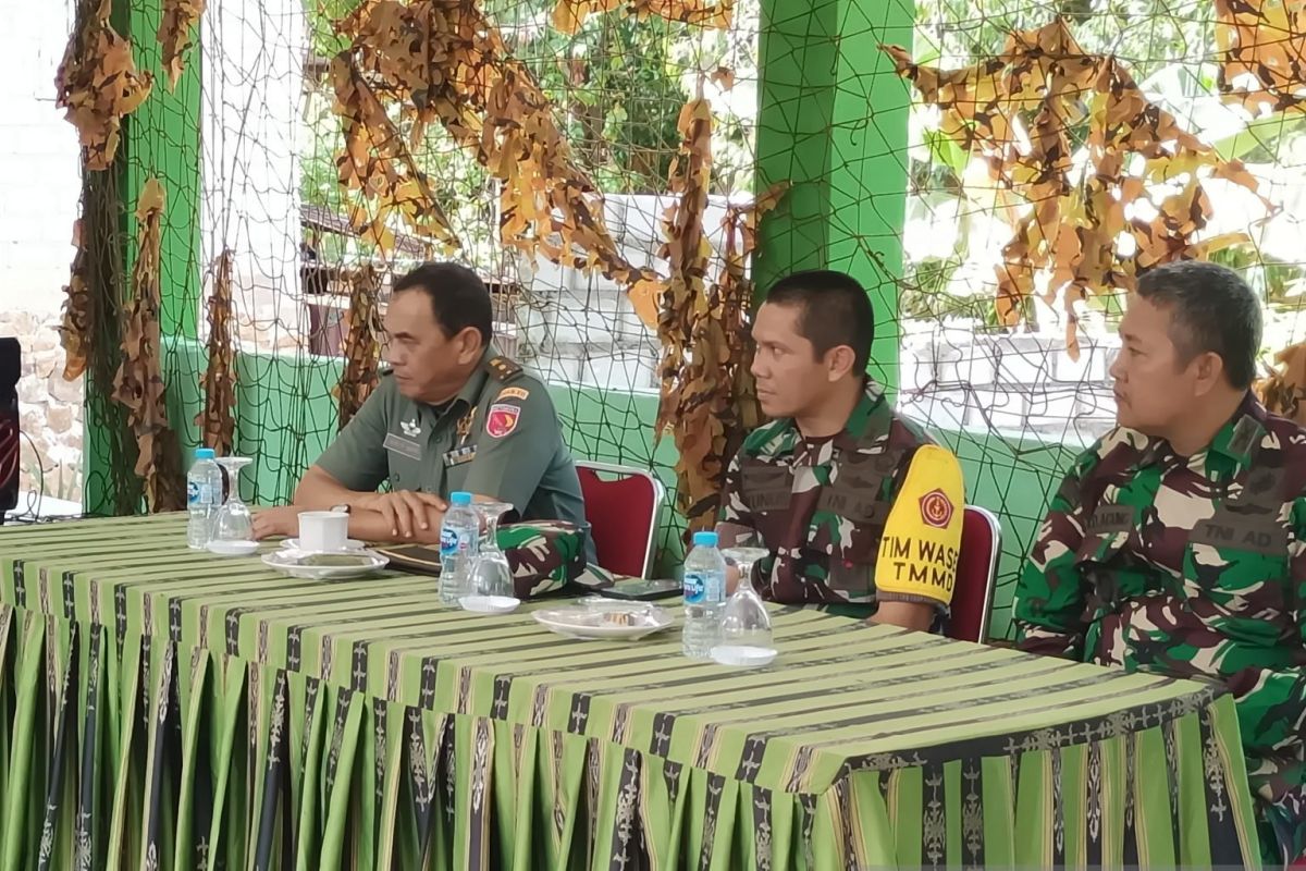 Tim Mabes TNI tinjau lokasi TMMD 119 di Ambon pastikan pembangunan tepat sasaran
