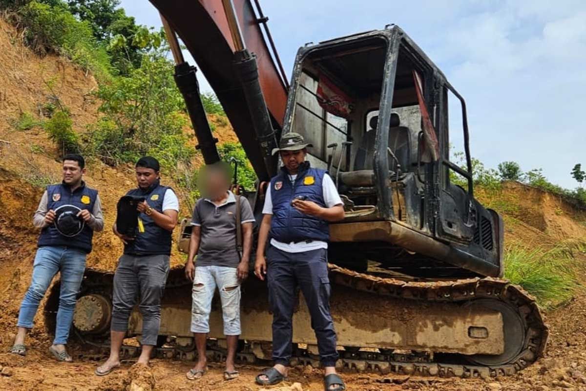 Tim Polda Aceh sita alat berat tambang ilegal