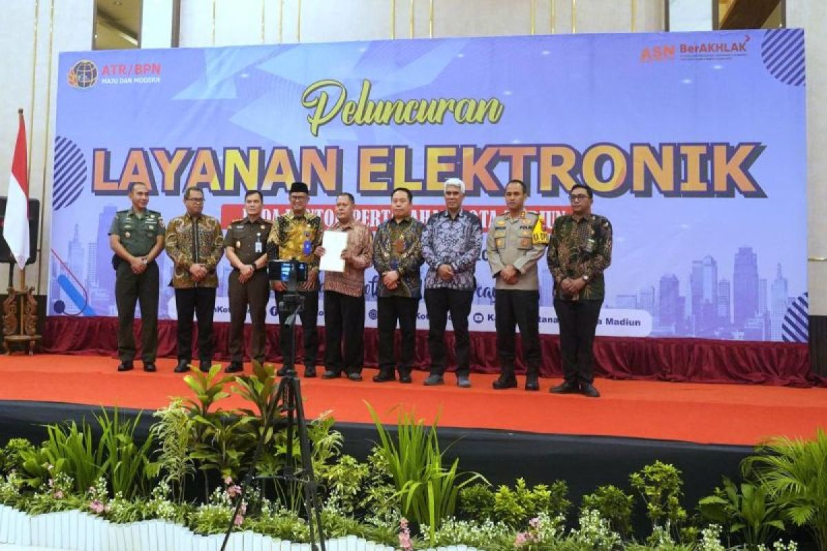 BPN Kota Madiun luncurkan layanan  elektronik 