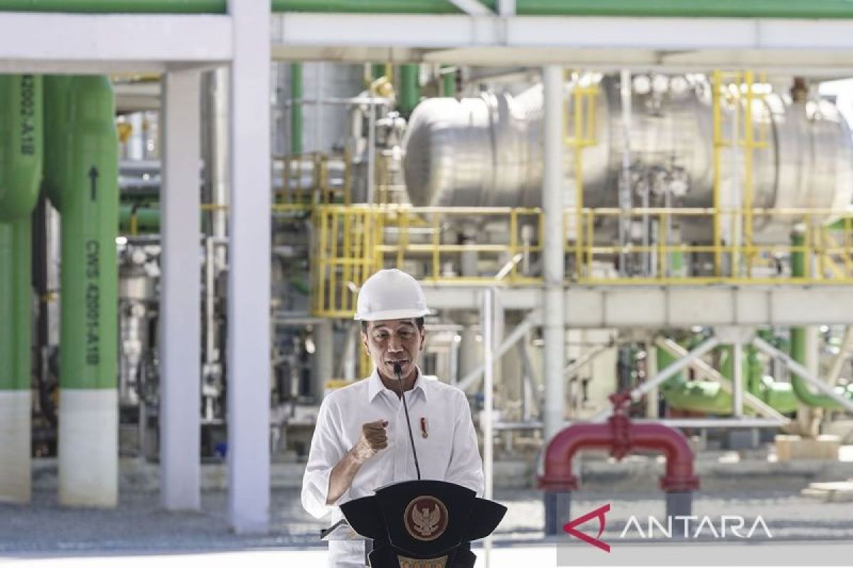 Jokowi: Industri Kaltim Amonium Nitrat dukung produktivitas pangan